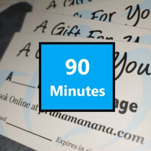 90 Minute Massage Gift Card