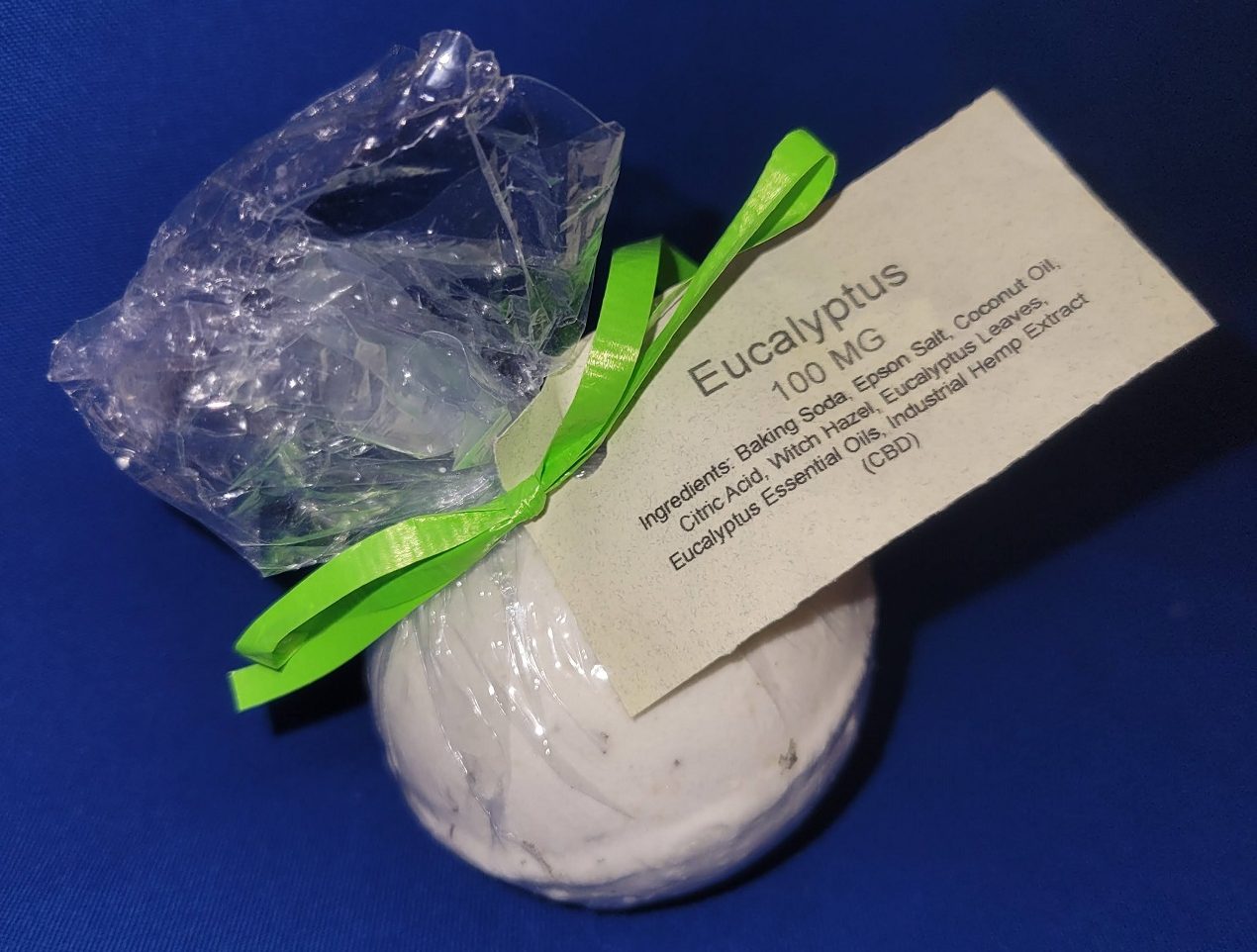 Eucalyptus CBD Bath Bomb 100mg - Prana Manana